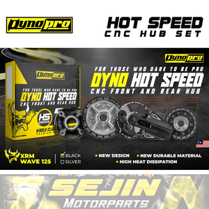 DynoPro Dyno Hot Speed CNC Hub Set for XRM/Wave 125