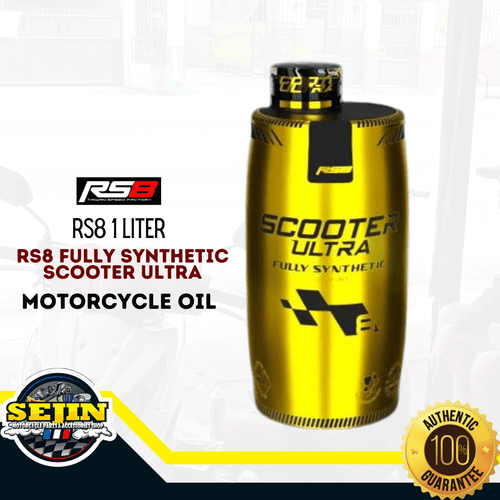 RS8 Fully Synthetic Scooter Ultra Motorcycle Engine Oil